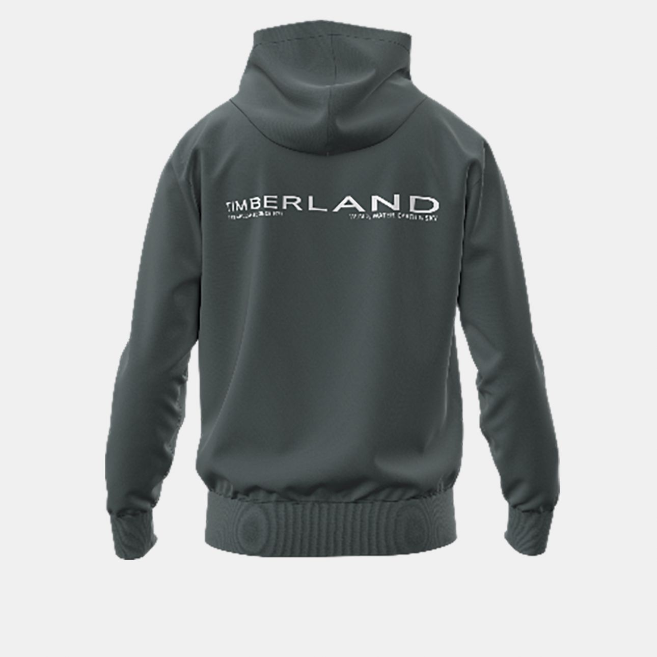 סווטשירט עם קפוצ’ון והדפס Timberland בגב לגברים