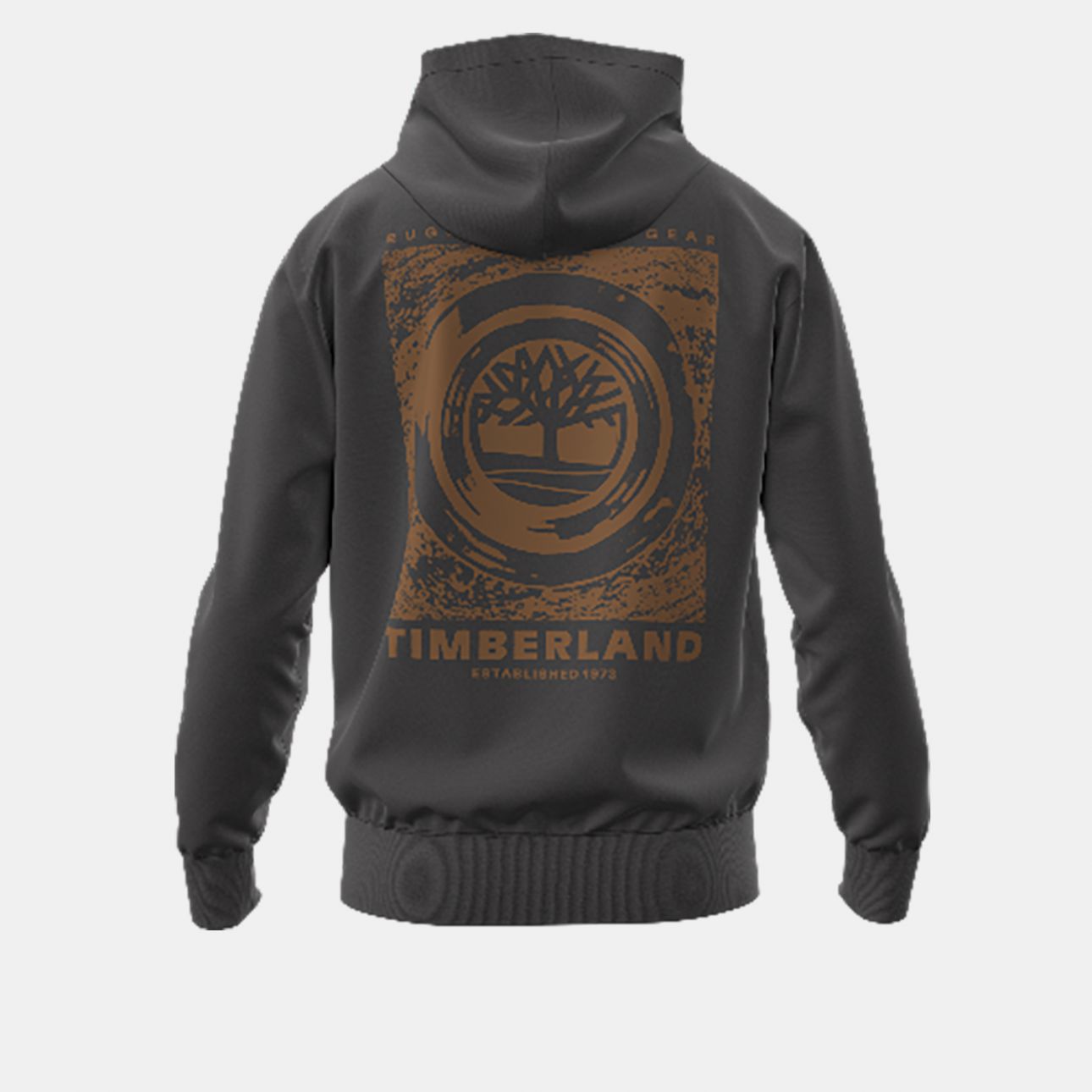 סווטשירט עם קפוצ’ון והדפס לוגו המותג Timberland בגב לגברים