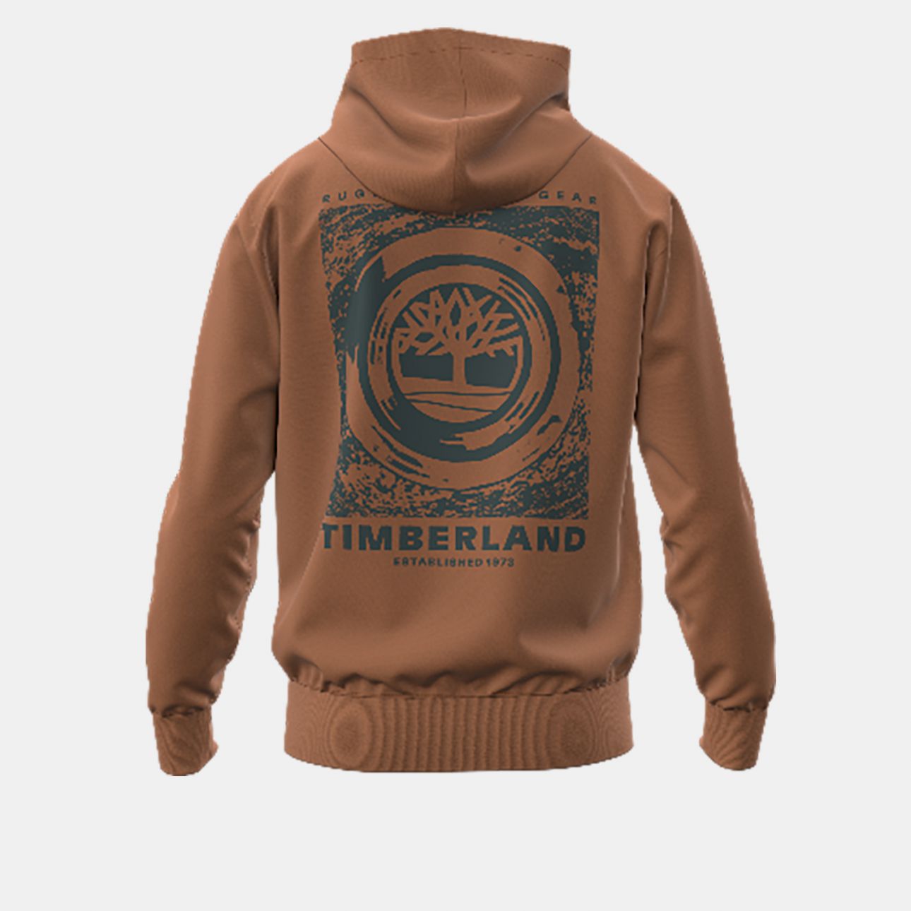 סווטשירט עם קפוצ’ון והדפס לוגו המותג Timberland בגב לגברים
