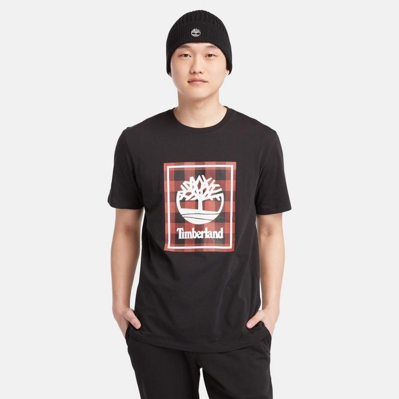 חולצת טי שירט באפלו משבצות לגבר