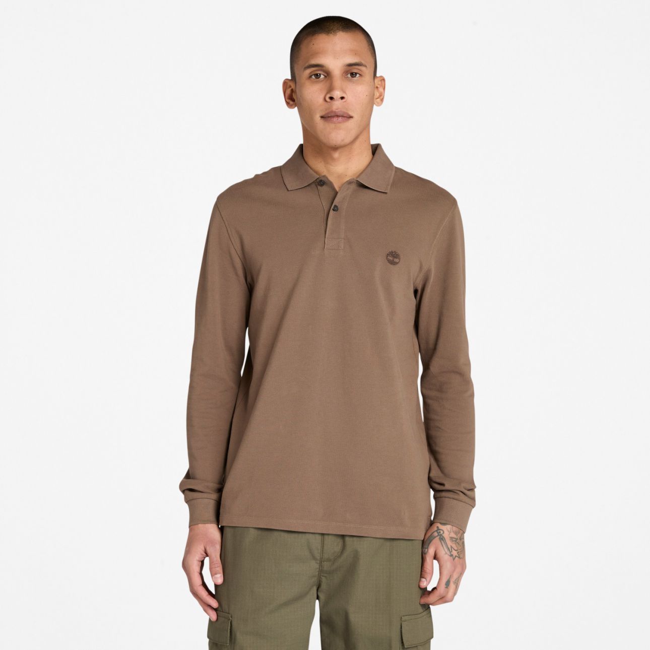 חולצת פולו ארוכה ואיכותית Timberland® לגבר