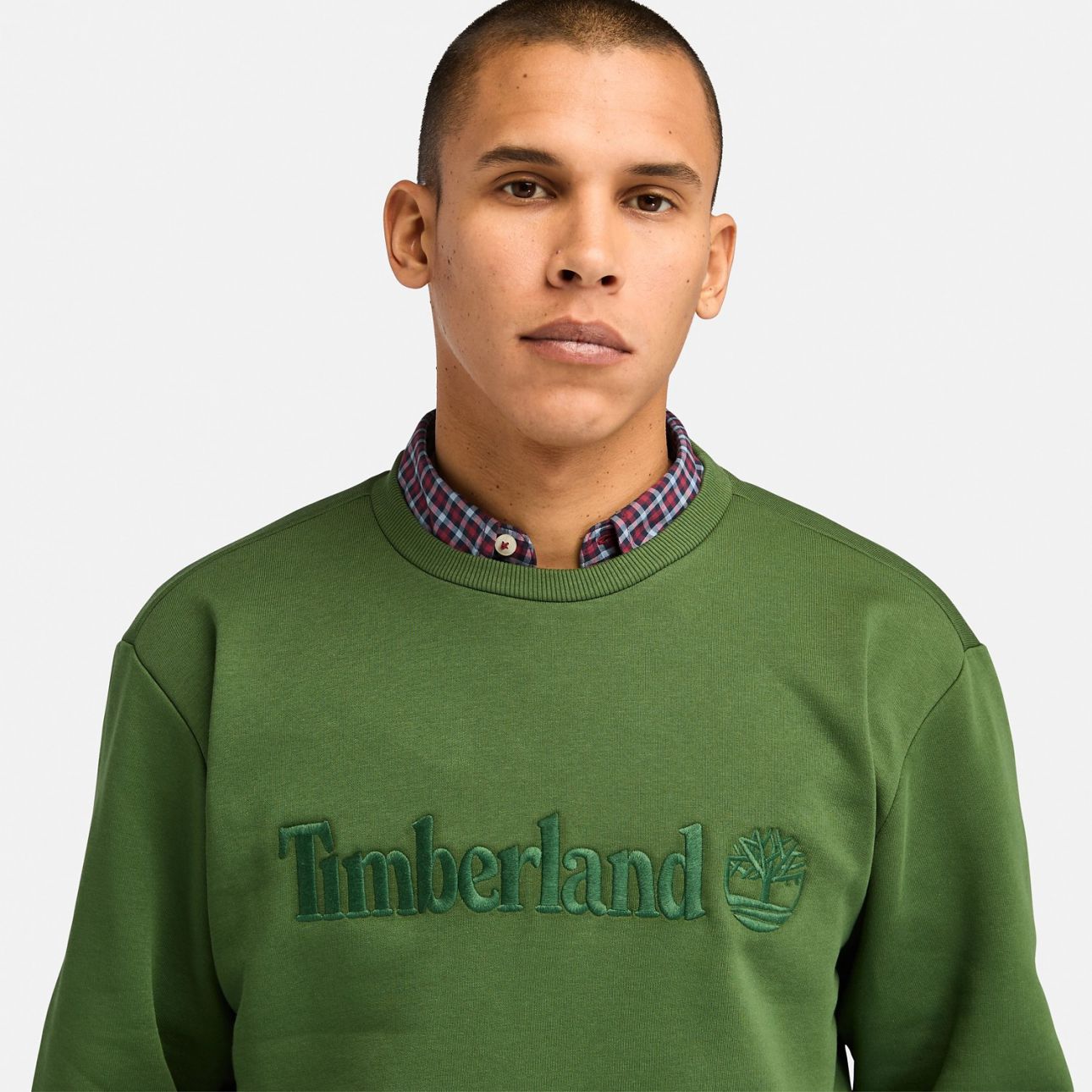 סווטשירט עם לוגו Timberland® רקמה לגבר