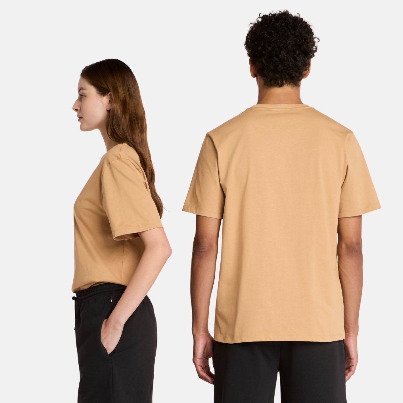 טי שירט יוניסקס עם שרוולים קצרים והדפס Timberland