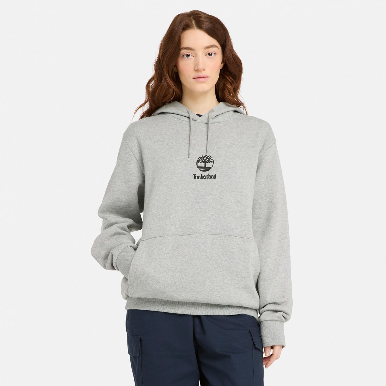 סווטשירט UNISEX עם לוגו Timberland® וקפוצ’ון