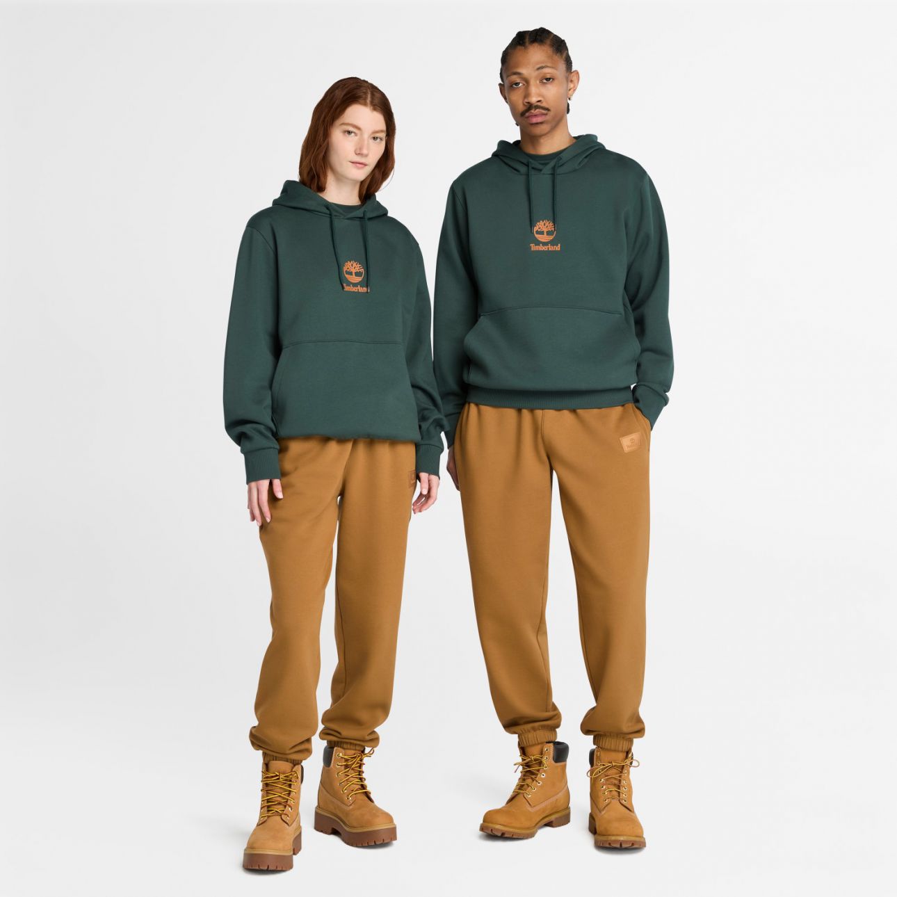 סווטשירט UNISEX עם לוגו Timberland® וקפוצ’ון