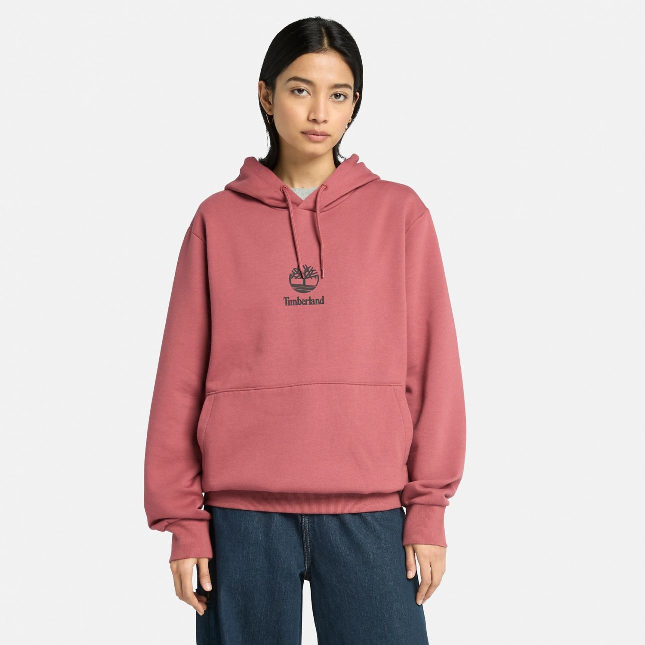 סווטשירט UNISEX עם לוגו Timberland® וקפוצ’ון