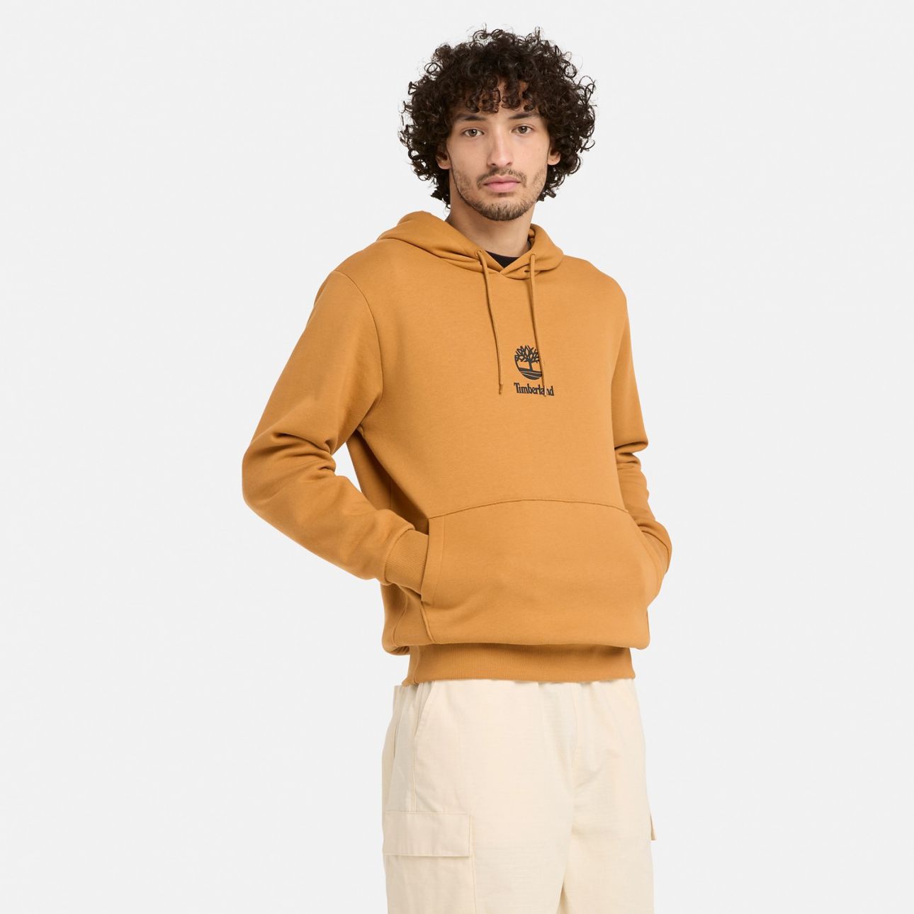 סווטשירט UNISEX עם לוגו Timberland® וקפוצ’ון